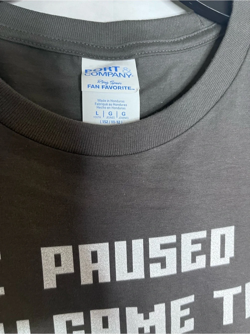Graphic 'I Paused My Game to Graduate' T-Shirt - Olive Green